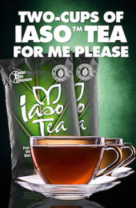 iaso tea 2 cups please